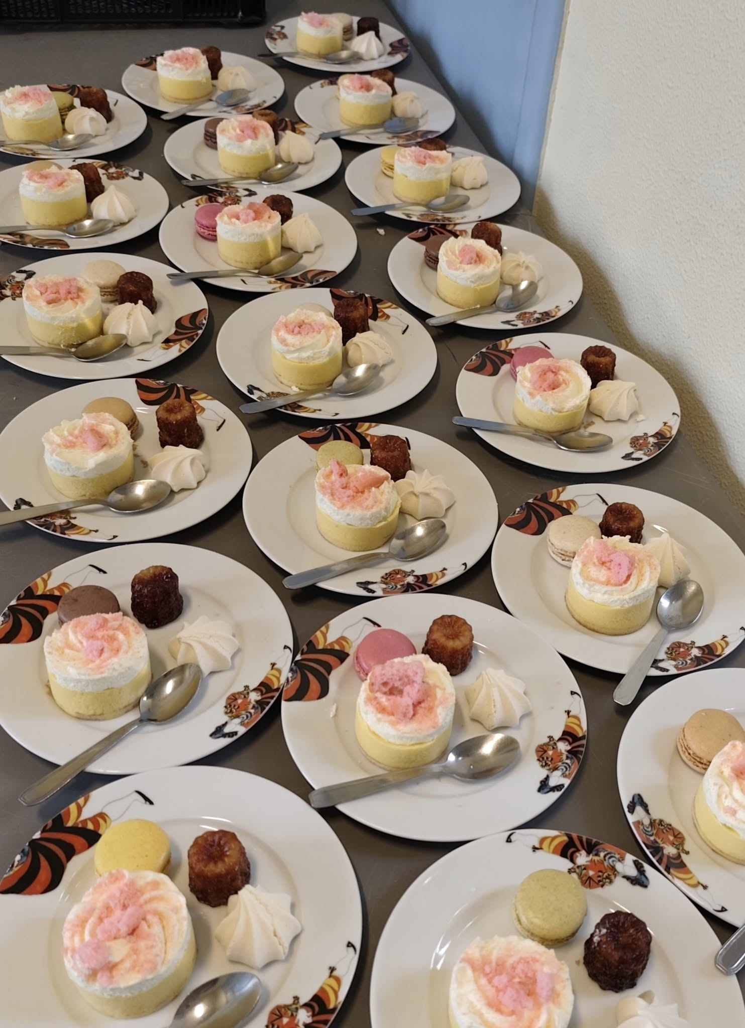 Assiettes de desserts traiteur pour mariage